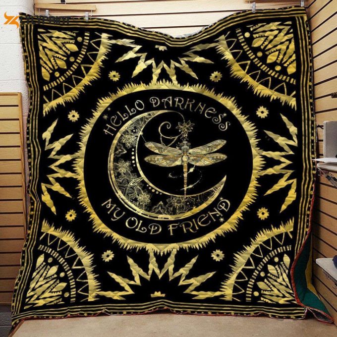 Dragonfly And Life 3D Customized Quilt 1