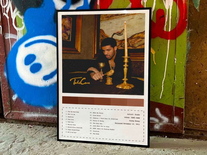 Drake &Quot;Take Care&Quot; Album Cover Poster For Home Room Decor 7