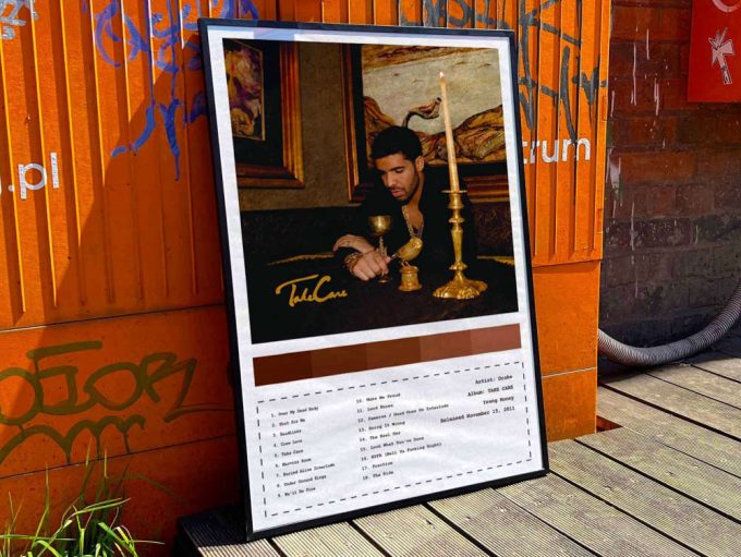 Drake &Quot;Take Care&Quot; Album Cover Poster For Home Room Decor 9