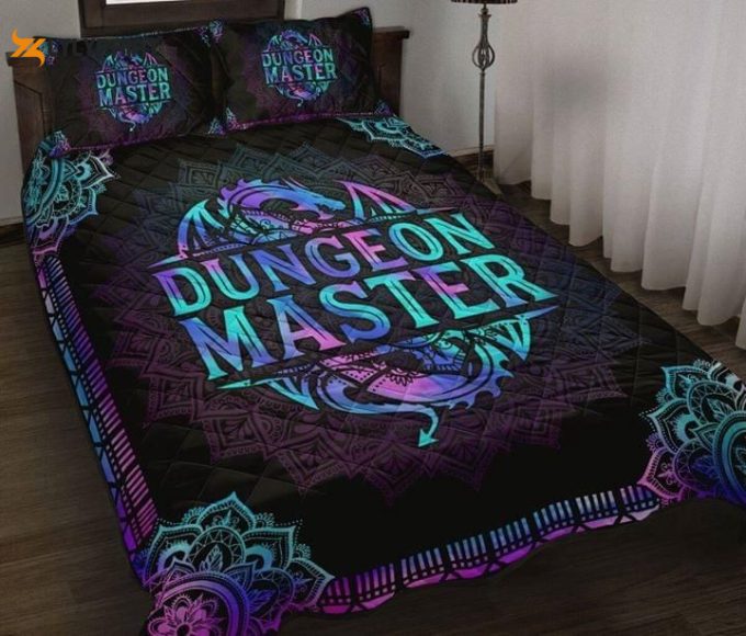 Dungeon Master Dragon Quilt Bedding Set 1