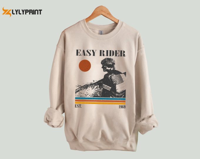 Easy Rider T-Shirt, Easy Rider Shirt, Easy Rider Sweatshirt, Unisex Shirt, Trendy Shirt, Retro Vintage, Unisex Shirt, Dad Gifts 1
