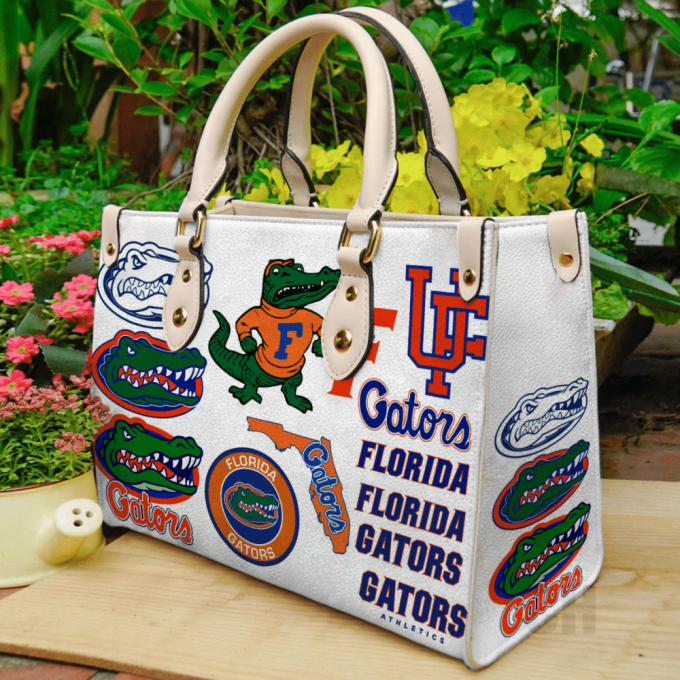Stylish Florida Gators Leather Hand Bag Gift For Women'S Day - Perfect Gift For Women S Day Ch 2