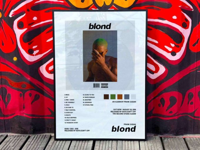 Frank Ocean &Quot;Blonde&Quot; Album Cover Poster For Home Room Decor 5
