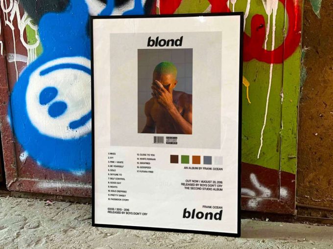 Frank Ocean &Quot;Blonde&Quot; Album Cover Poster For Home Room Decor 7