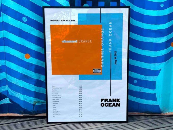 Frank Ocean &Quot;Channel Orange&Quot; Album Cover Poster For Home Room Decor 2