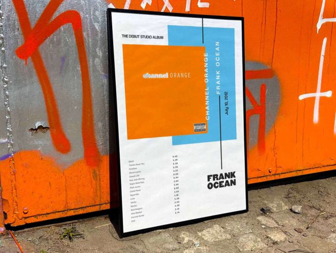 Frank Ocean &Quot;Channel Orange&Quot; Album Cover Poster For Home Room Decor 5