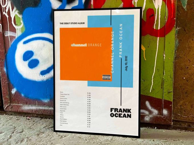 Frank Ocean &Quot;Channel Orange&Quot; Album Cover Poster For Home Room Decor 6