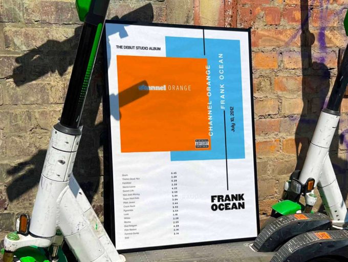 Frank Ocean &Quot;Channel Orange&Quot; Album Cover Poster For Home Room Decor 7