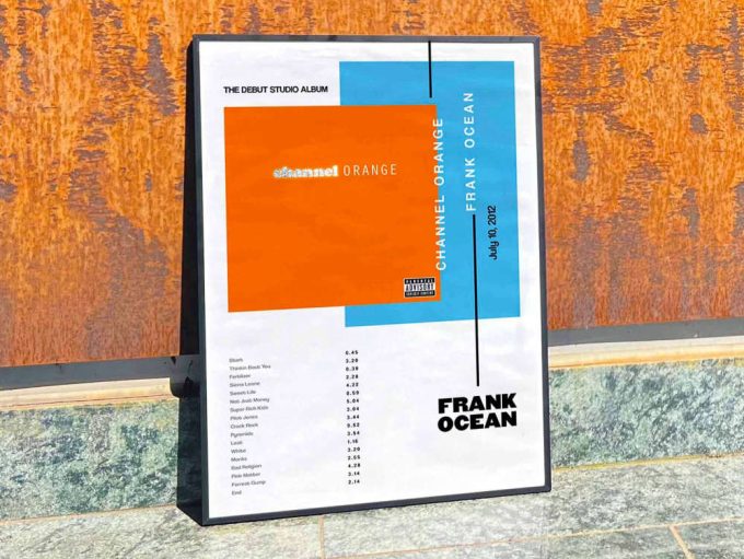 Frank Ocean &Quot;Channel Orange&Quot; Album Cover Poster For Home Room Decor 8