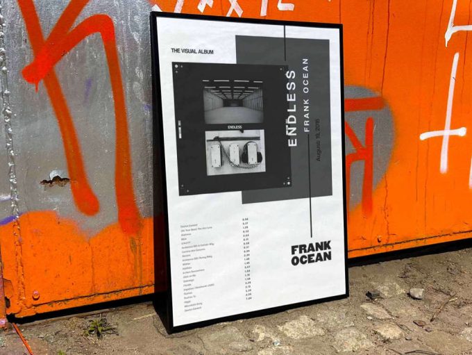 Frank Ocean &Quot;Endlesse&Quot; Album Cover Poster For Home Room Decor 6