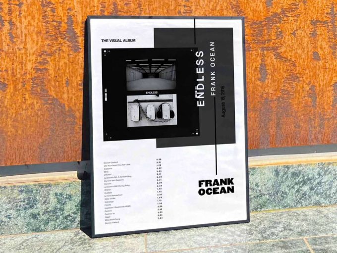 Frank Ocean &Quot;Endlesse&Quot; Album Cover Poster For Home Room Decor 9