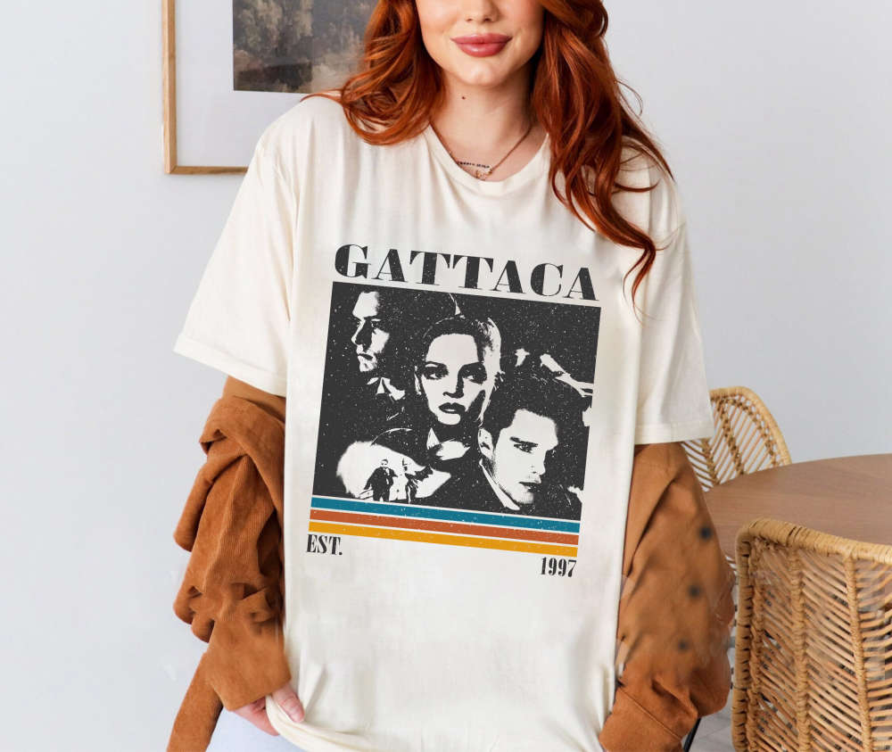 Gattaca T-Shirt, Gattaca Shirt, Gattaca Sweatshirt, Unisex Shirt, Trendy Shirt, Retro Vintage, Vintage Shirt, Dad Gifts 327