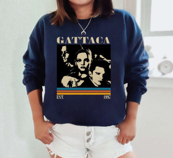 Gattaca T-Shirt, Gattaca Shirt, Gattaca Sweatshirt, Unisex Shirt, Trendy Shirt, Retro Vintage, Vintage Shirt, Dad Gifts 5