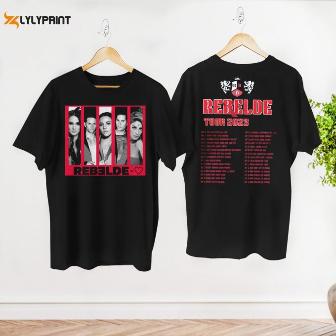 Graphic Rbd Band T-Shirt, Rbd Tour 2024 Soy Rebelde Shirt, Soy Rebelde Concert Merch Shirt, Tour 2024 Shirt, Rbd Band Fan Lover Shirt Gift 1