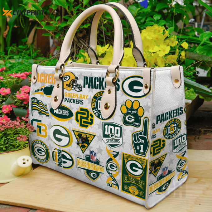 Stylish Green Bay Packers Kai Leather Hand Bag Gift For Women'S Day - Perfect Women S Day Gift 1