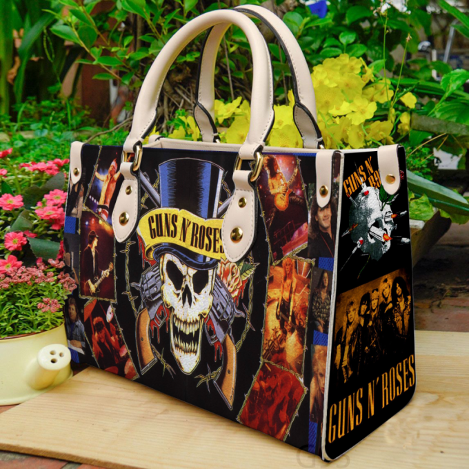 Guns N’ Roses Leather Hand Bag Gift For Women'S Day: Women S Day Gift G95 - Stylish &Amp; Timeless 2