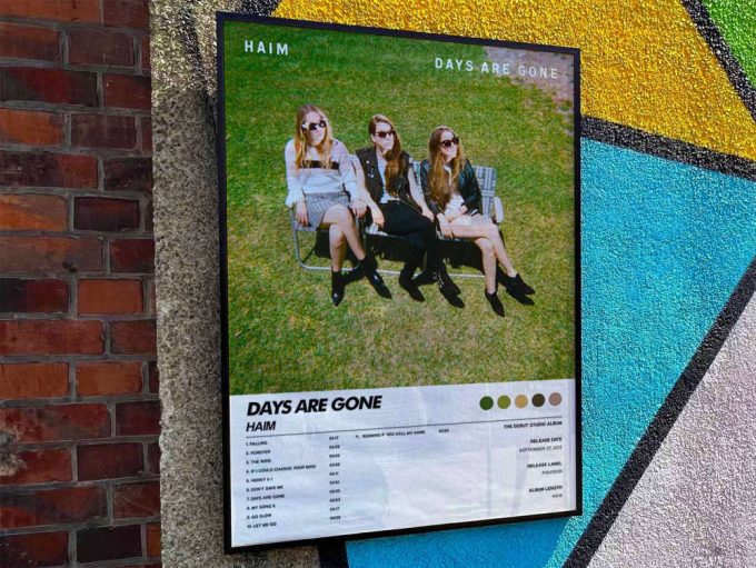 Haim &Quot;Days Are Gone&Quot; Album Cover Poster For Home Room Decor #6 3