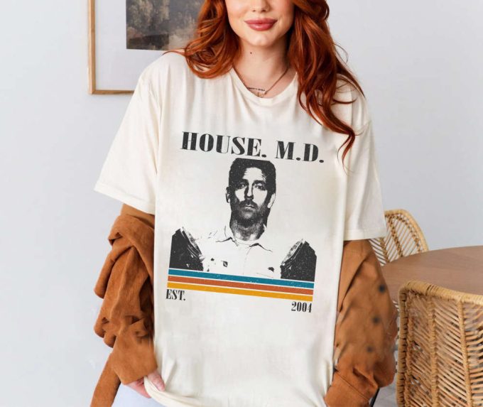 House M D T-Shirt, House M D Shirt, House M D Sweatshirt, Unisex Shirt, Trendy Shirt, Retro Vintage, Vintage Shirt, Dad Gifts 3