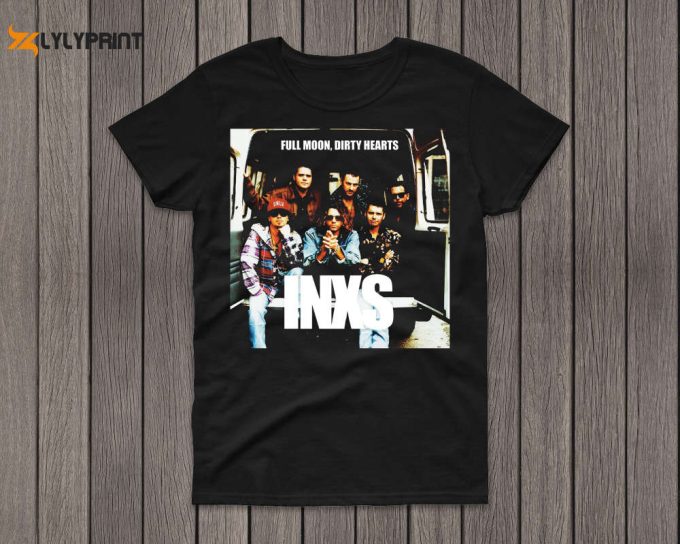 Inxs Concert Tour Tshirt Michael Hutchence Heavy Cotton, Inxs Graphic T-Shirt, Music Shirt, Kick Tour Shirt, Tour Gift, Inxs Un,Sex Shirt 1