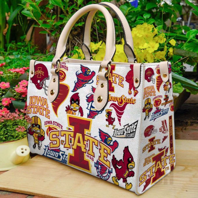 Iowa State Cyclone Leather Handbag 1 2