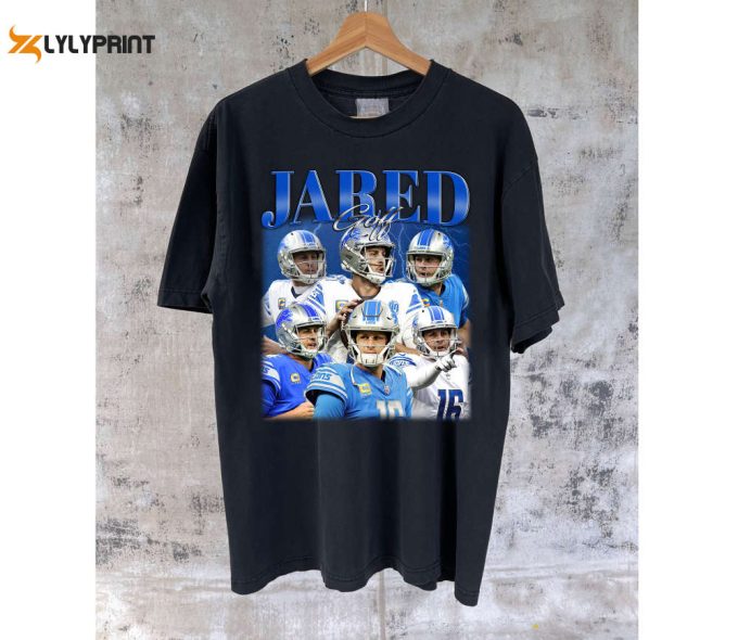 Jared Goff T-Shirt: Perfect Christmas Gift For Football Lovers! Shop Now For Jared Goff Shirt Tees And Sweater 1