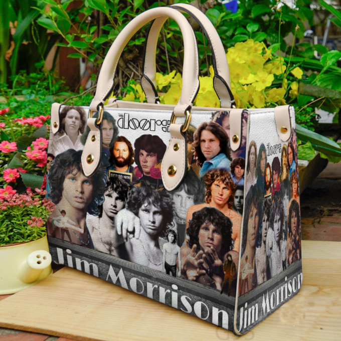 Women S Day Gift: Jim Morrison Leather Hand Bag Gift For Women'S Day G95 - Stylish And Durable 2