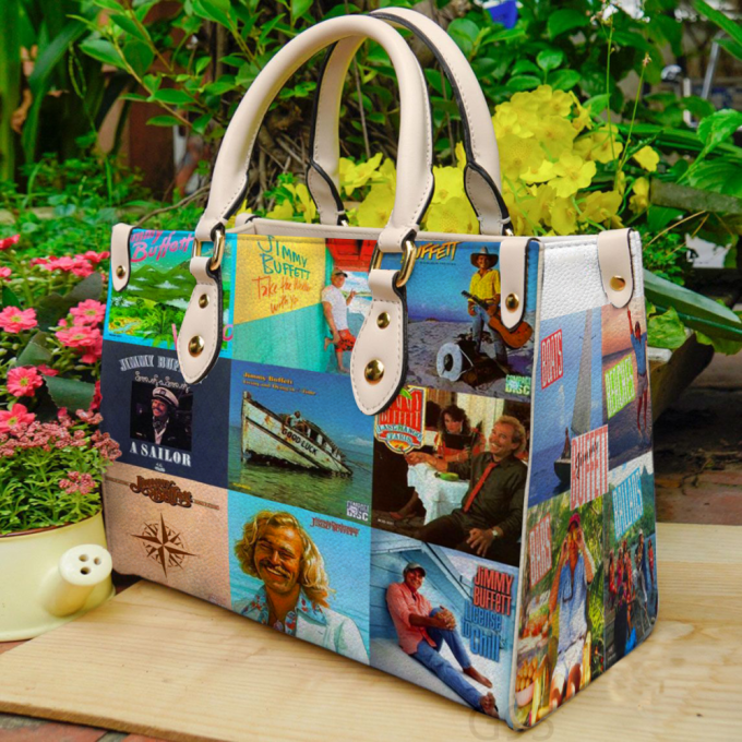 Stylish Jimmy Buffett 1G Leather Hand Bag Gift For Women'S Day - Perfect Women S Day Gift G95 2