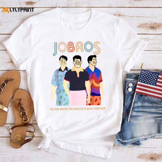 Jonas Brothers Band Unisex Shirt, Five Albums One Night Tour 2024 Shirt, Jonas Brothers Fan Gift Shirt, Jonas Brothers Shirt, Tour 2024 Tee 1