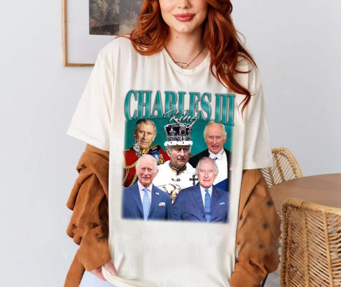 King Charles T-Shirt, King Charles Shirt, King Charles Sweatshirt, Hip Hop Graphic, Unisex Shirt, Bootleg Retro 90'S Fans Gift, Trendy Shirt 2