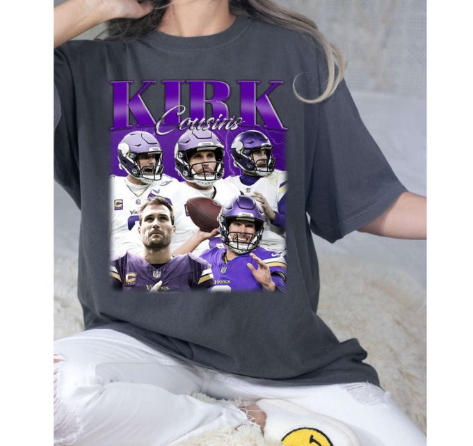 Kirk Cousins T-Shirt, Kirk Cousins Shirt, Kirk Cousins Sweatshirt, Hip Hop Graphic, Unisex Shirt, Bootleg Retro 90'S Fans Gift, Trendy Shirt 3