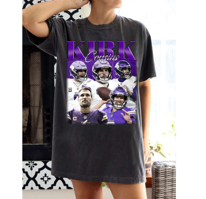 Kirk Cousins T-Shirt - Perfect Christmas Gift For Football Fans College Tee &Amp; Sweater 2