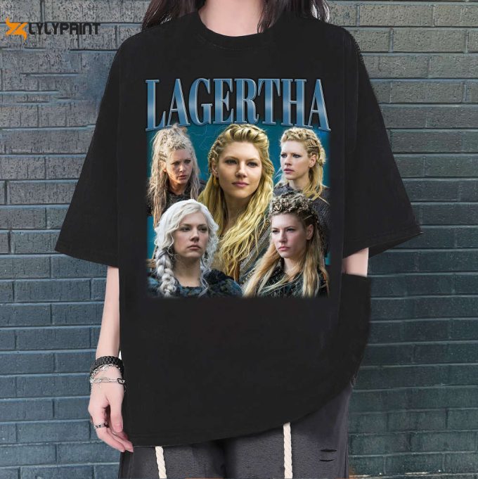 Lagertha T-Shirt, Lagertha Shirt, Lagertha Sweatshirt, Hip Hop Graphic, Unisex Shirt, Bootleg Retro 90'S Fans Gift, Trendy Shirt 1