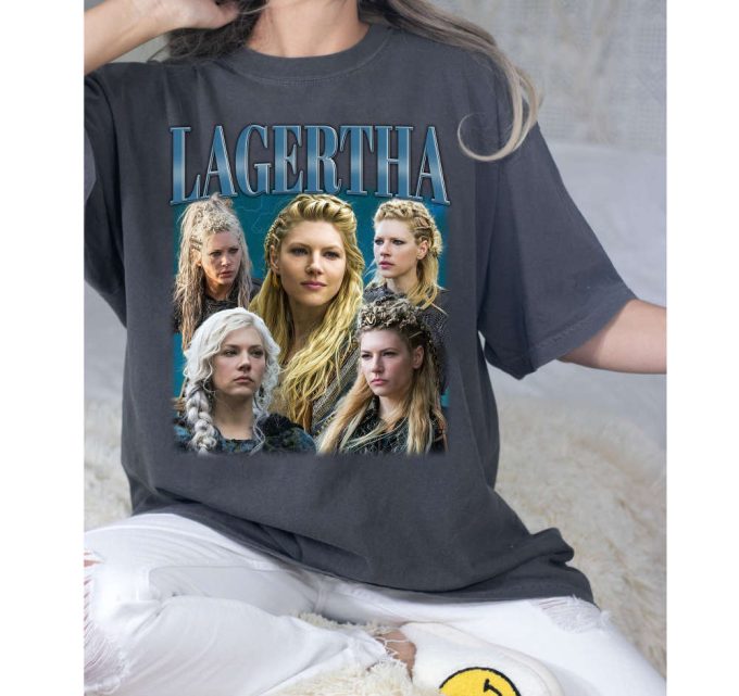 Lagertha T-Shirt, Lagertha Shirt, Lagertha Sweatshirt, Hip Hop Graphic, Unisex Shirt, Bootleg Retro 90'S Fans Gift, Trendy Shirt 3