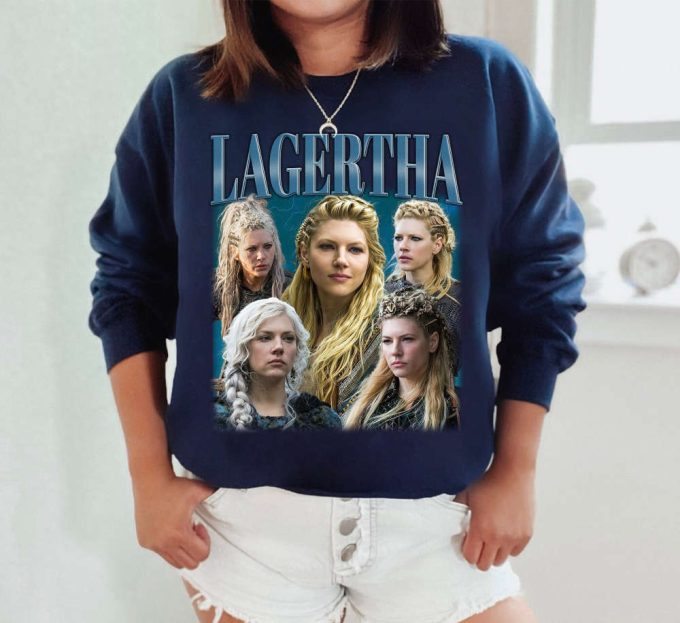 Lagertha T-Shirt, Lagertha Shirt, Lagertha Sweatshirt, Hip Hop Graphic, Unisex Shirt, Bootleg Retro 90'S Fans Gift, Trendy Shirt 4