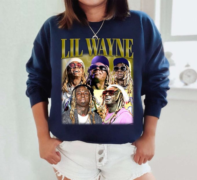 Lil Wayne T-Shirt, Lil Wayne Shirt, Lil Wayne Sweatshirt, Hip Hop Graphic, Unisex Shirt, Bootleg Retro 90'S Fans Gift, Trendy Shirt 4