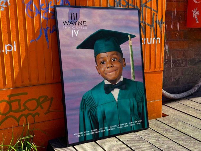 Lil Wayne &Quot;Tha Carter Iv&Quot; Album Cover Poster For Home Room Decor #Fac 2