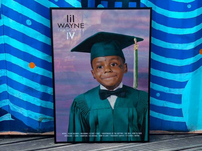 Lil Wayne &Quot;Tha Carter Iv&Quot; Album Cover Poster For Home Room Decor #Fac 3