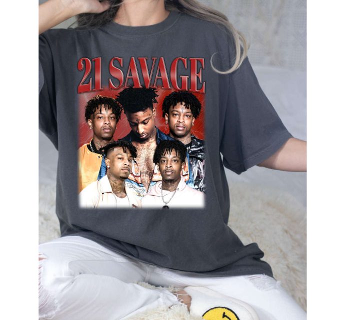 Limited 21 Savage Shirt, Vintage 21 Savage Shirt, Hip Hop Graphic Unisex Hoodie, Bootleg Retro 90'S Fans Gift, Retro Shirt, Trendy Shirt 2