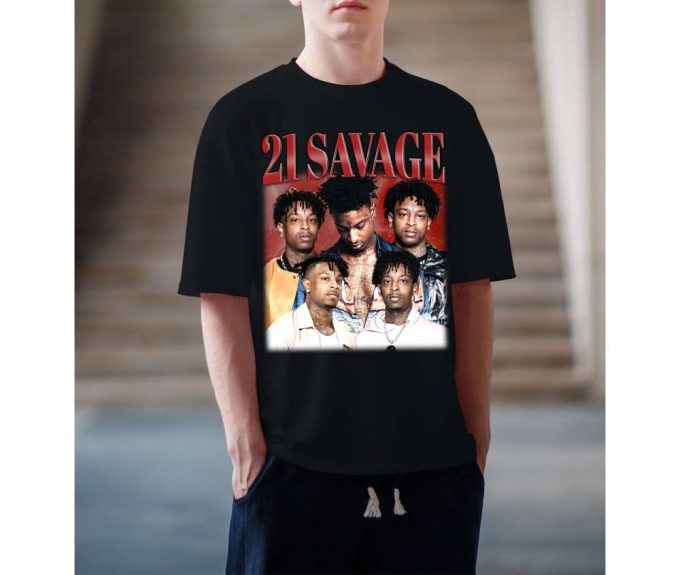 Limited 21 Savage Shirt, Vintage 21 Savage Shirt, Hip Hop Graphic Unisex Hoodie, Bootleg Retro 90'S Fans Gift, Retro Shirt, Trendy Shirt 3