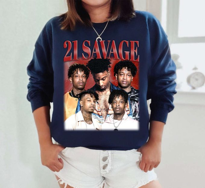 Limited 21 Savage Shirt, Vintage 21 Savage Shirt, Hip Hop Graphic Unisex Hoodie, Bootleg Retro 90'S Fans Gift, Retro Shirt, Trendy Shirt 5