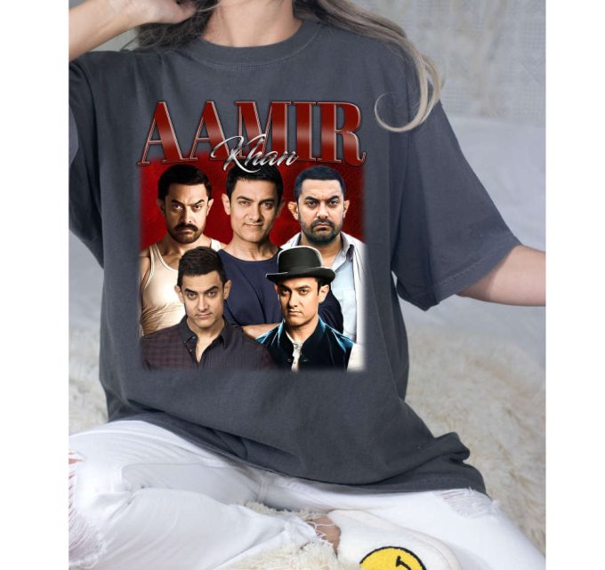 Limited Aamir Khan Shirt, Vintage Aamir Khan Shirt, Hip Hop Graphic Unisex Hoodie, Bootleg Retro 90'S Fans Gift, Retro Shirt, Trendy Shirt 2