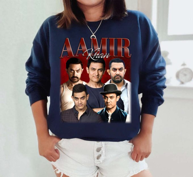 Limited Aamir Khan Shirt, Vintage Aamir Khan Shirt, Hip Hop Graphic Unisex Hoodie, Bootleg Retro 90'S Fans Gift, Retro Shirt, Trendy Shirt 5