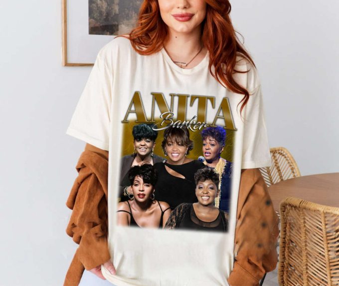 Limited Anita Barker Shirt, Vintage Anita Barker Shirt, Hip Hop Graphic Unisex Hoodie, Bootleg Retro 90'S Fans Gift, Retro Shirt, Trendy Tee 4