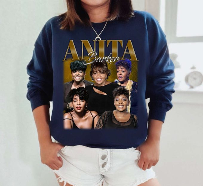 Limited Anita Barker Shirt, Vintage Anita Barker Shirt, Hip Hop Graphic Unisex Hoodie, Bootleg Retro 90'S Fans Gift, Retro Shirt, Trendy Tee 5