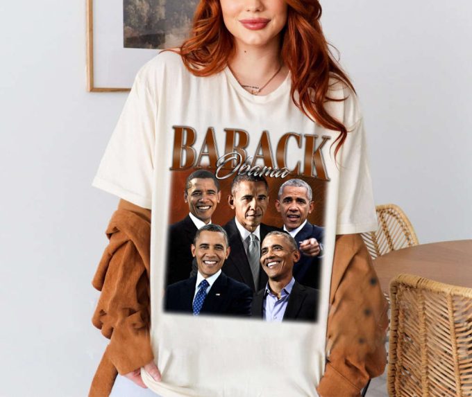 Limited Barack Obama Shirt, Vintage Barack Obama Shirt, Hip Hop Graphic Unisex Hoodie, Bootleg Retro 90'S Fans Gift, Retro Tee, Trendy Shirt 3