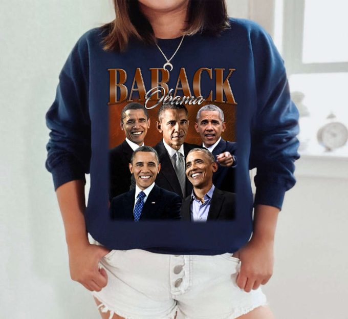 Limited Barack Obama Shirt, Vintage Barack Obama Shirt, Hip Hop Graphic Unisex Hoodie, Bootleg Retro 90'S Fans Gift, Retro Tee, Trendy Shirt 4