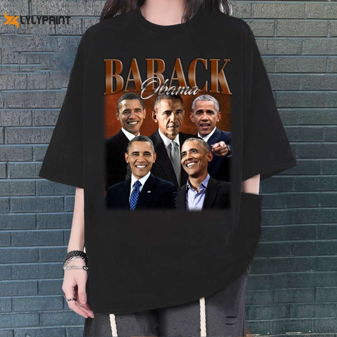 Limited Barack Obama Shirt, Vintage Barack Obama Shirt, Hip Hop Graphic Unisex Hoodie, Bootleg Retro 90'S Fans Gift, Retro Tee, Trendy Shirt 1