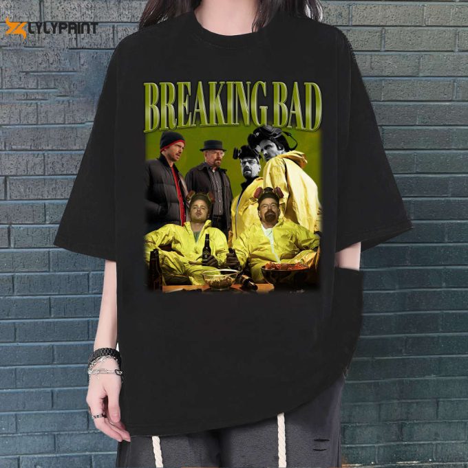 Limited Breaking Bad Shirt, Vintage Breaking Bad T-Shirt, Hip Hop Graphic Unisex Hoodie, Bootleg Retro 90'S Fans Gift, Trendy Shirt 1