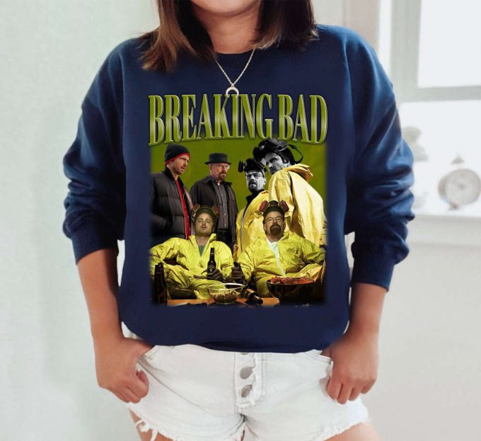 Limited Breaking Bad Shirt, Vintage Breaking Bad T-Shirt, Hip Hop Graphic Unisex Hoodie, Bootleg Retro 90'S Fans Gift, Trendy Shirt 5