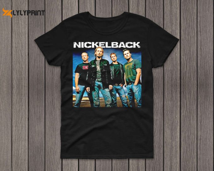 Limited Nickleback Band Shirt, Nickleback Tshirt, Classic 90S Graphic Tee, Vintage Bootleg, Nickelback Shirt Nickelback Made In Usa Dark 1